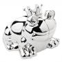 Касичка Bambino Frog with Crown, посребрена