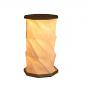 GINGKO Сгъваема Смарт лампа “Twist Hexagon“ - с дървени капаци от орех