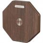 GINGKO Сгъваема Смарт лампа “Twist Hexagon“ - с дървени капаци от орех