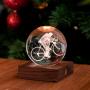 GINGKO 3D Смарт лампа “Amber Crystal“ - Велосипедист