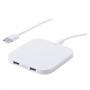 Безжично зарядно 10W с 2 USB порта