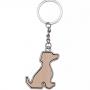 Ключодърждател метал и бамбук - Куче