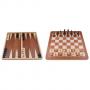 Луксозен комплект шах, табла и дама