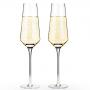 VISKI Кристални чаши за шампанско “RAYE“ 2бр. - 236мл.