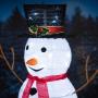 FINNLUMOR Светещ “Снежен човек“, 90см - за външна и вътрешна употреба