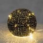 FINNLUMOR Декоративна 3D LED стъклена топка 12 см