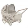 Посребрена касичка бебешка количка Bambino