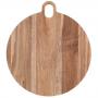 MAKU Акациева дъска за рязане и сервиране Ø 30 см.