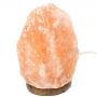 4LIVING Лампа от хималайска сол (2-3 кг.) с дървена основа