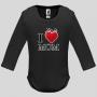 Бебешко боди с надпис - I LOVE MOM