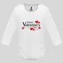 Бебешко боди с надпис - Happy Valentine`s Day