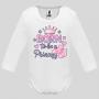 Бебешко боди с надпис - Born to be a princess