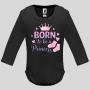 Бебешко боди с надпис - Born to be a princess