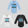 Бебешко боди с надпис - Little Brother