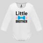 Бебешко боди с надпис - Little Brother