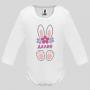 Бебешко боди със Зайче и Име за момиче