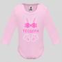 Бебешко боди със Зайче и Име за момиче