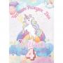 Плакат за Рожден Ден - Еднорог