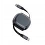 Прибиращ се USB Type-C към USB Type-C кабел