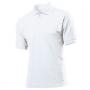 Мъжка тениска тип лакоста в бял цвят