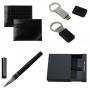 Луксозен комплект - Портфейл за карти, ключодържател - USB и Ролер