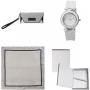Луксозен комплект, включващ дамско портмоне, шал и часовник в кутия - Colombes