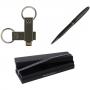 Луксозен комплект, включващ ключодържател - USB и химикалка в кутия - Rhombe