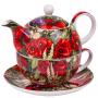 Комплект чаша и чайник - Макове