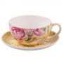 Комплект чаша и чайник - Роза