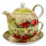 Комплект чаша и чайник - Ягоди