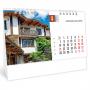 Луксозен настолен календар Old houses с твърда подвързия 2025г