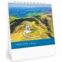 Календар Пирамидка WELCOME to Bulgaria - 13 листов настолен работен календар 2024