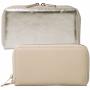 Луксозен дамски портфейл - Sienna Nude & Gold