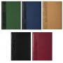 Луксозен тефтер А4 - два цвята термоактивна кожа