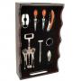 Луксозен комплект поставка за вино с аксесоари