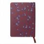 Елегантен бележник с флорален мотив - Tourbillon Bordeaux