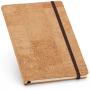 Бележник с коркови корици - размер А6