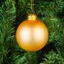 Стъклена топка злато