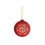 Коледна топка червена