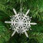 Играчка за елха - снежинка