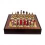 Луксозен шах с ръчно оцветени фигурки