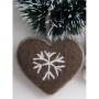 Коледна декорация - сърце