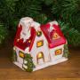Светеща коледна къщичка