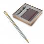 Химикалка Parker Sonnet Slim St. Steel, GT, ВАР