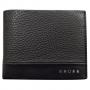 Кожен хоризонтален портфейл CROSS Nueva Bi-fold Coin Wallet
