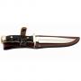 Ловджийски нож Muela с острие 12см в кожена кания