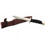 Ловджийски нож Muela с острие 16см в кожена кания