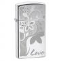 Запалка Zippo Slim® High Polish Chrome