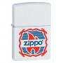Запалка Zippo Vintage Logo White Matte