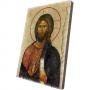 Картина върху врачански камък - 13x18 см - икона Исус